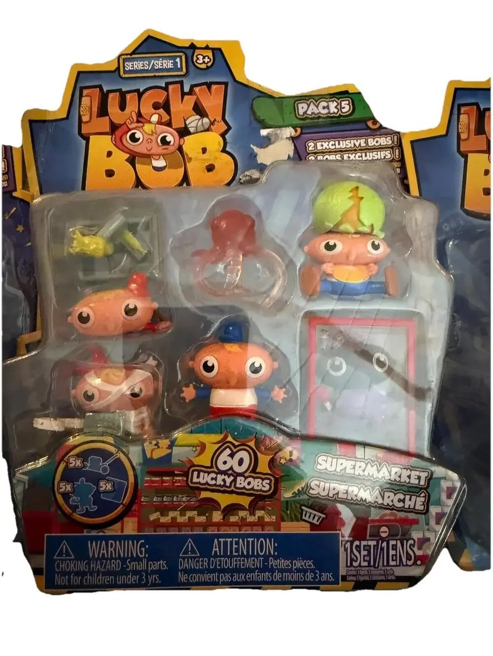 Lucky Bob 5 Figures Assortment Series 1 / Lot Of 4 - Gym Street Home Supermarket